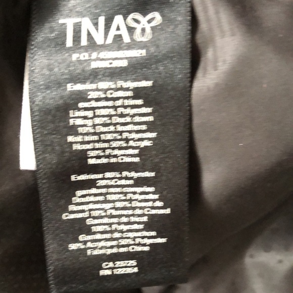 TNA slim fit downfilled Bancroft parka XS - Picture 7 of 9